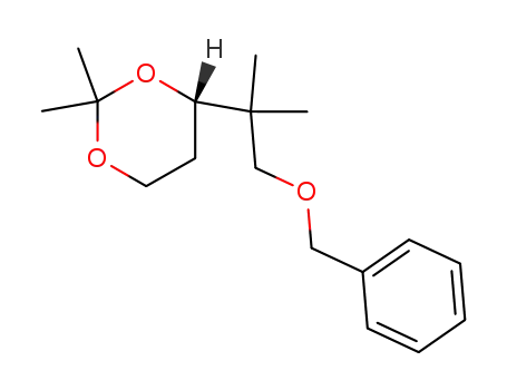 1,3-Dioxane, 4-[1,1-dimethyl-2-(phenylmethoxy)ethyl]-2,2-dimethyl-,
(4S)-