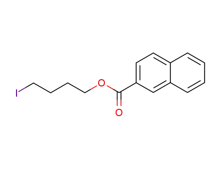 naphthalene-2-carboxylic acid 4-iodo-butyl ester
