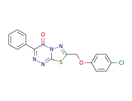 7-(4-chloro-phenoxymethyl)-3-phenyl-[1,3,4]thiadiazolo[2,3-c][1,2,4]triazin-4-one
