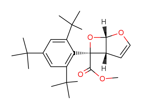6-methoxycarbonyl-endo-6-(2',4',6'-tri(tert-butyl)phenyl)-2,7-dioxabicyclo[3.2.0]hept-3-ene