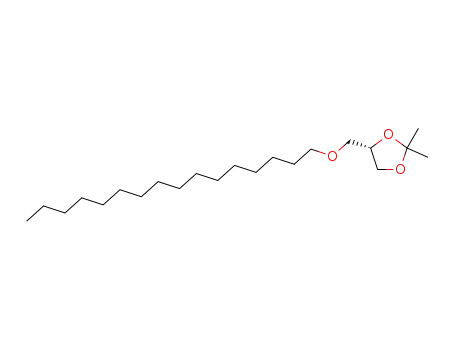 Molecular Structure of 57959-37-2 (1,3-Dioxolane, 4-[(hexadecyloxy)methyl]-2,2-dimethyl-, (S)-)
