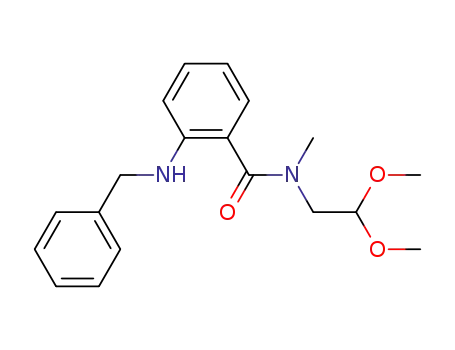 2-benzylamino-N-(2,2-dimethoxy-ethyl)-N-methyl-benzamide