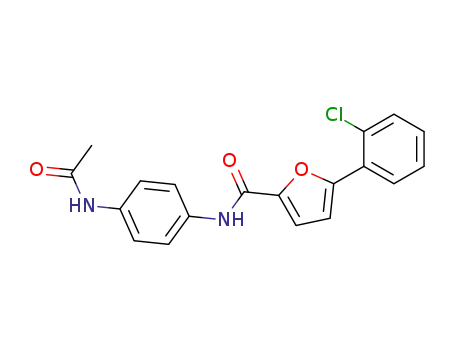 5-(2-chloro-phenyl)-furan-2-carboxylic acid (4-acetylamino-phenyl)-amide