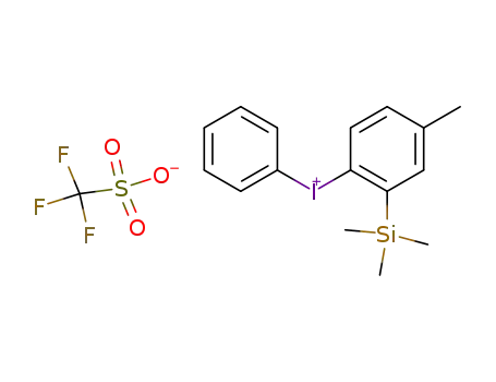 [4-methyl-2-(trimethylsilyl)phenyl](phenyl)iodonium triflate