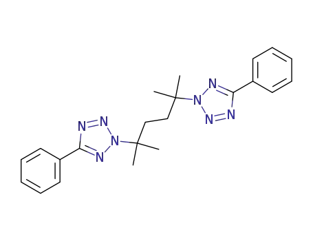 2,5-dimethyl-2,5-di(5-phenyl-2-tetrazolyl)hexane