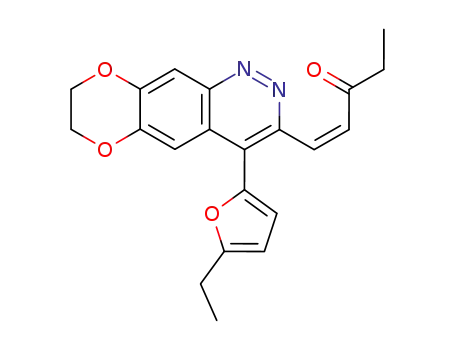 (Z)-1-[4-(5-ethyl-2-furyl)-7,8-dihydro[1,4]dioxino[2,3-g]cinnolin-3-yl]-1-penten-3-one