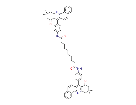 decanedioic acid bis-{[4-(10,10-dimethyl-8-oxo-8,9,10,11-tetrahydro-benzo[c]acridin-7-yl)-phenyl]-amide}