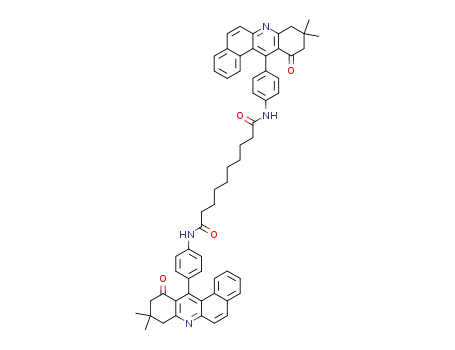 decanedioic acid bis-{[4-(9,9-dimethyl-11-oxo-8,9,10,11-tetrahydro-benzo[a]acridin-12-yl)-phenyl]-amide}