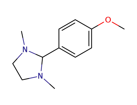 Molecular Structure of 23229-39-2 (2-(4-Methoxyphenyl)-1,3-dimethylimidazolidine)