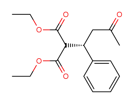 (+)-2-(3-oxo-1-phenylbutyl)malonic acid diethyl ester