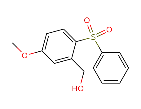 5-methoxy-2-phenylsulfonylbenzyl alcohol