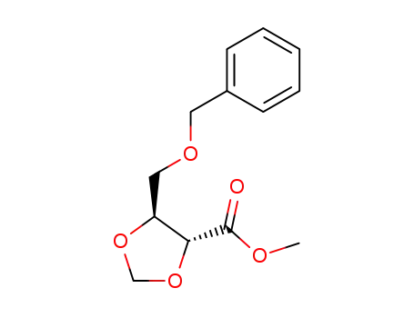 (4R,5S)-5-Benzyloxymethyl-[1,3]dioxolane-4-carboxylic acid methyl ester