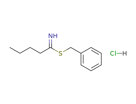 pentanimidothioic acid benzyl ester; hydrochloride