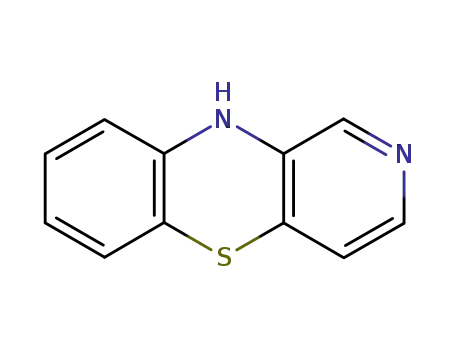 Molecular Structure of 261-92-7 (10H-pyrido[4,3-b][1,4]benzothiazine)