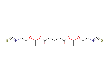 pentanedioic acid bis-[1-(2-isothiocyanato-ethoxy)-ethyl] ester