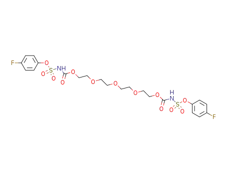 13-(N-4-fluorophenoxysulfonylamino)-13-oxo-3,6,9,12-tetraoxatridec-1-yl-N-(4-fluorophenoxysulfonyl)carbamate
