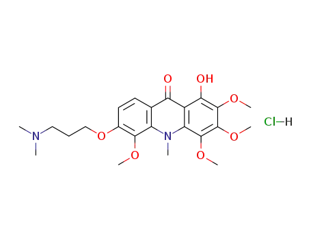 6-O-(3-N,N-dimethylaminopropyl)glyfoline hydrochloride
