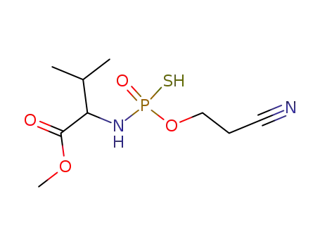 2-[(2-cyano-ethoxy)-mercapto-phosphorylamino]-3-methyl-butyric acid methyl ester