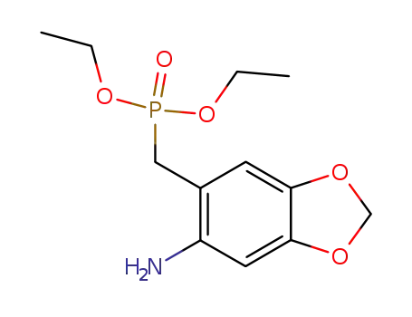 (6-amino-benzo[1,3]dioxol-5-ylmethyl)-phosphonic acid diethyl ester