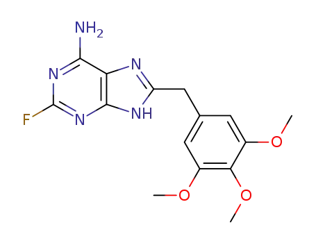 2-fluoro-8-(3,4,5-trimethoxy-benzyl)-9H-purin-6-ylamine