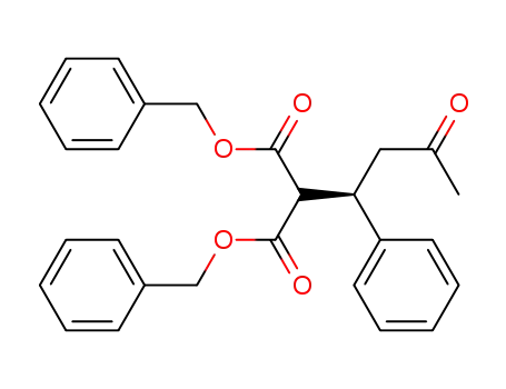 (R)-dibenzyl 2-(3-oxo-1-phenylbutyl)malonate