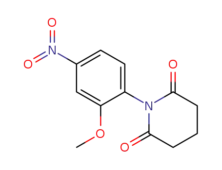 1-(2-methoxy-4-nitro-phenyl)-piperidine-2,6-dione