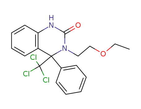 3-(4-ethoxyethyl)-4-phenyl-4-(trichloromethyl)-3,4-dihydroquinazolin-2(1H)-one