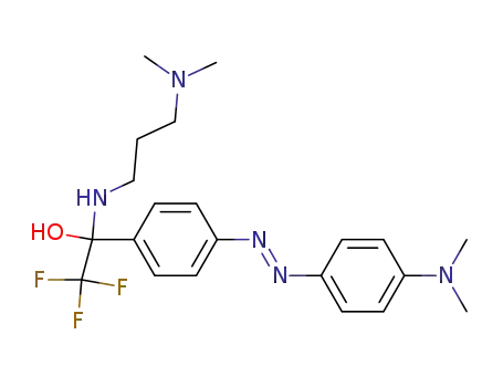 1-[4-(4-dimethylamino-phenylazo)-phenyl]-1-(3-dimethylamino-propylamino)-2,2,2-trifluoro-ethanol