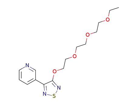 tri(ethylene glycol) ethyl[3-(pyrid-3-yl)-1,2,5-thiadiazol-4-yl]ether