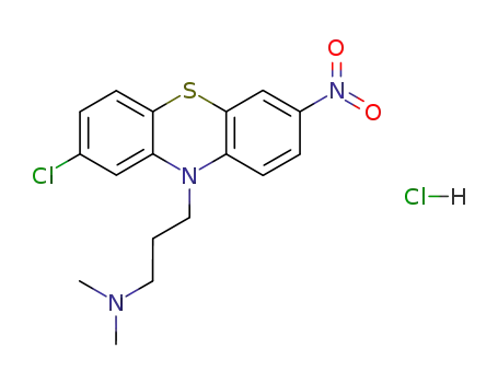 2-chloro-7-nitro-10-(3-(dimethylamino)propyl)-10H-phenothiazine hydrochloride