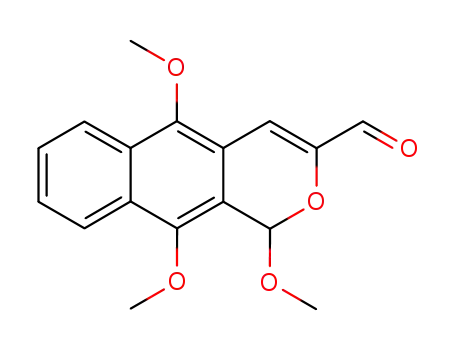 1,5,10-trimethoxy-1H-benzo[g]isochromene-3-carbaldehyde