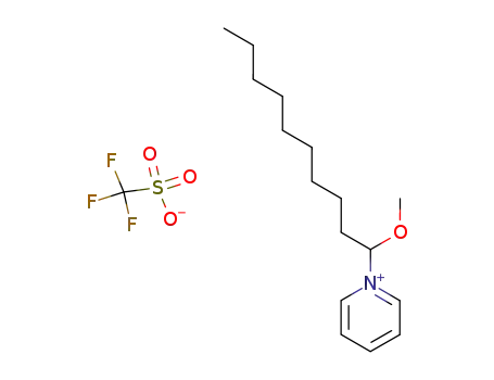 1-(1-methoxydecyl)pyridinium trifluoromethanesulfonate