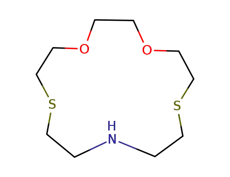 Molecular Structure of 150602-89-4 (1,4-Dioxa-7,13-dithia-10-azacyclopentadecane)