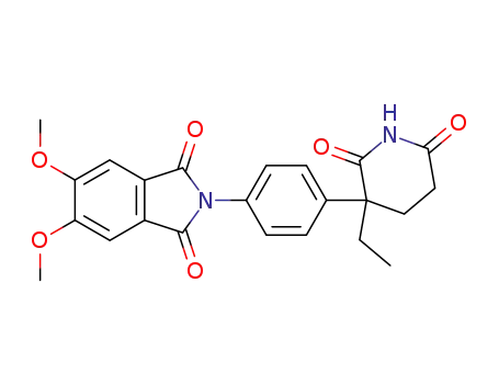 2-[4-(3-ethyl-2,6-dioxo-piperidin-3-yl)-phenyl]-5,6-dimethoxy-isoindole-1,3-dione