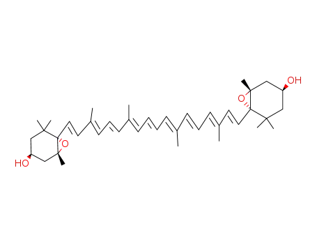 b,b-Carotene-3,3'-diol,5,6:5',6'-diepoxy-5,5',6,6'-tetrahydro-, (3S,3'S,5R,5'R,6S,6'S)-