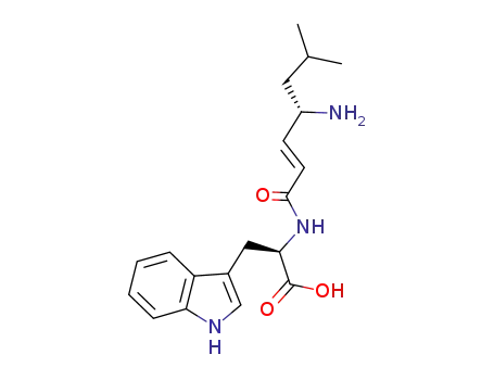 2-[(2E,4S)-4-amino-6-methylhept-2-enoylamino]-(2R)-3-(indol-3-yl)propanoic acid