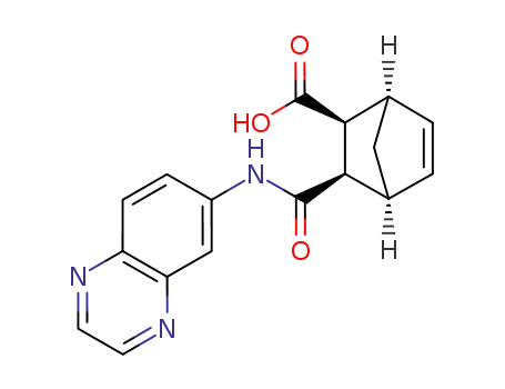 endo-3-(6-quinoxalylcarbamoyl)bicyclo[2.2.1]hept-5-ene-endo-2-carboxylic acid