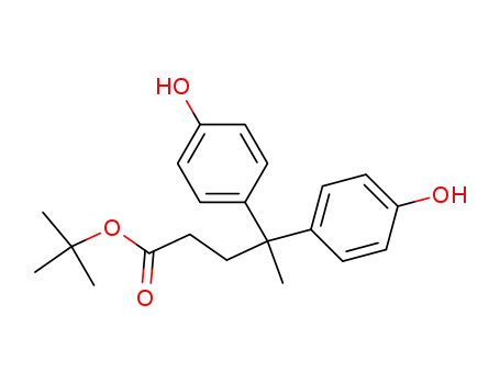 tert-butyl 4,4-bis(4'-hydroxyphenyl)pentanoate