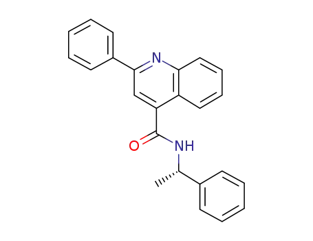 (+)-(S)-N-(α-methylbenzyl)-2-phenylquinoline-4-carboxamide