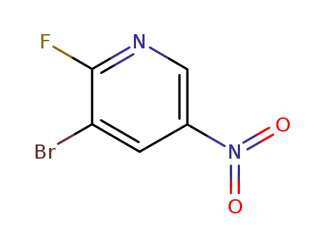 Molecular Structure of 1868-58-2 (2-FLUORO-3-BROMO-5-NITRO PYRIDINE)