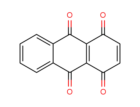 Molecular Structure of 1709-63-3 (1,4,9,10-Anthracenetetrone)