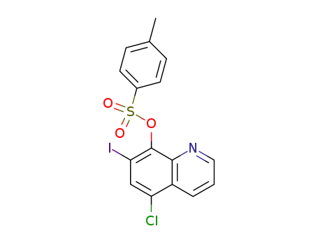 Molecular Structure of 63361-49-9 (5-chloro-7-iodoquinolin-8-yl 4-methylbenzenesulfonate)