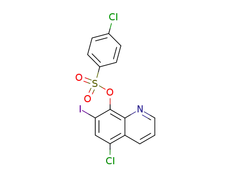 4-chloro-benzenesulfonic acid 5-chloro-7-iodo-quinolin-8-yl ester