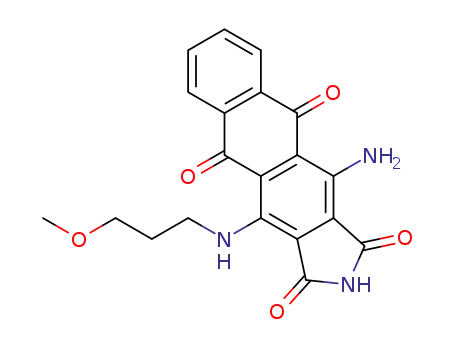 N-(3-methoxypropyl)-1,4-diaminoanthraquinone-2,3-dicarboximide
