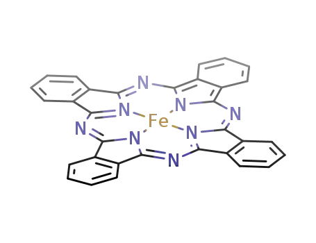 Molecular Structure of 132-16-1 (Iron phthalocyanine)