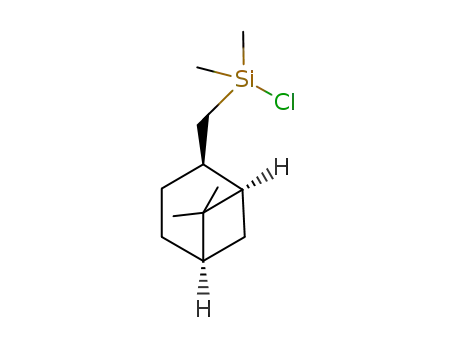 Molecular Structure of 666832-74-2 (Silane,
chloro[[(1R,2R,5R)-6,6-dimethylbicyclo[3.1.1]hept-2-yl]methyl]dimethyl-)