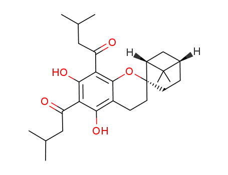 6,8-bis(3-methylbutanoyl)-3,4-dihydro-5,7-dihydroxy-6',6'-dimethyl-spiro-2H-benzopyran-2,2'-bicyclo[3.1.1]heptane