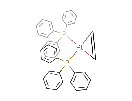Molecular Structure of 12120-15-9 (ETHYLENEBIS(TRIPHENYLPHOSPHINE)PLATINUM(0))