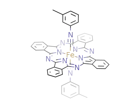 bis(3-methylphenylisocyanide)(phthalocyaninato)iron(II)