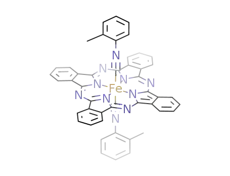 bis(2-methylphenylisocyanide)(phthalocyaninato)iron(II)